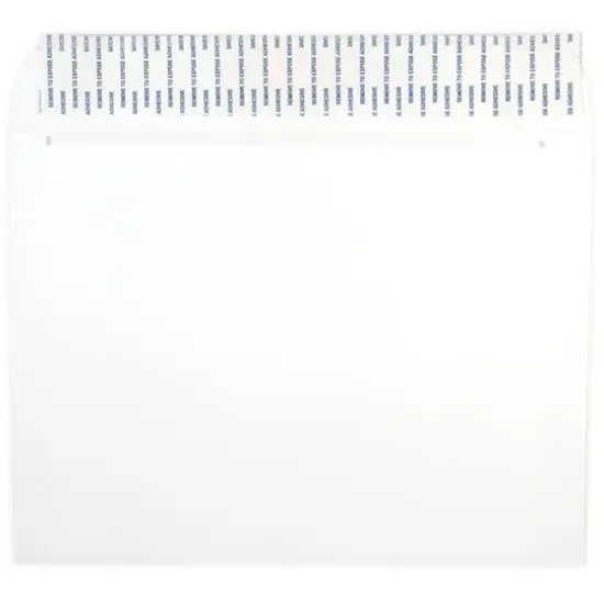 JAM Paper 9" x 12" White Booklet Peel & Seal Commercial Envelopes {3}
