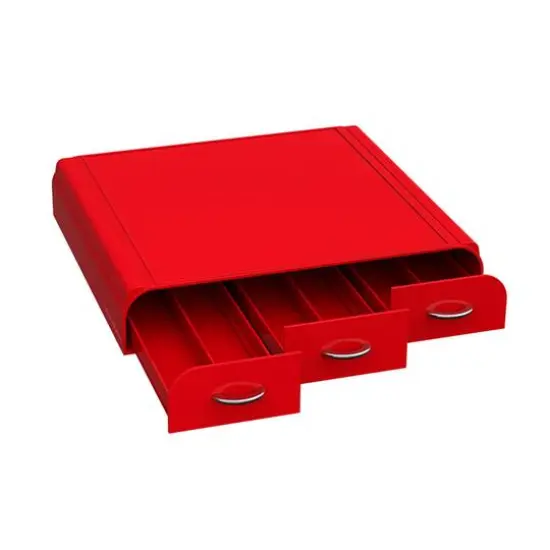 Mind Reader Red 36 Capacity Single Serve Coffee Pod Holder Drawer {12}