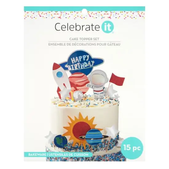 Outer Space Birthday Cake Topper Set by Celebrate It&reg; {3}