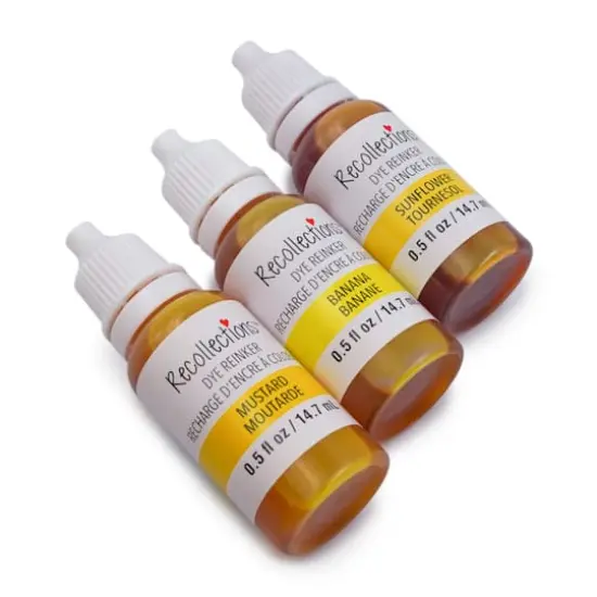 Dye Reinker Set by Recollections&trade; Yellows {3}