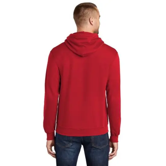 Port & Company&reg; Tall Core Fleece Pullover Hooded Sweatshirt Red {5}