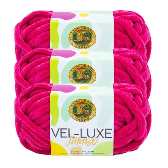 3 Pack Lion Brand&reg; Vel-Luxe Jumbo Yarn Cabaret {1}
