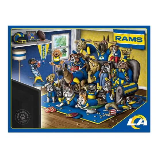NFL Purebred Fans A Real Nailbiter 500 Piece Puzzle Los Angeles Rams {5}
