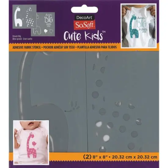 DecoArt&reg; SoSoft&reg; Dream Big Fabric Stencils {1}