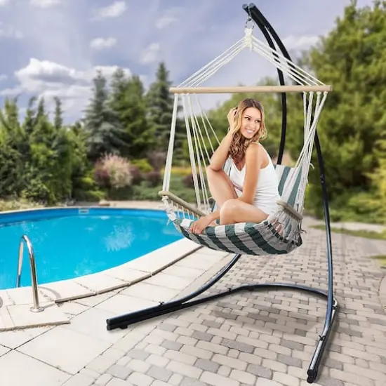 Sorbus Arc Hammock Chair Stand Frame {5}