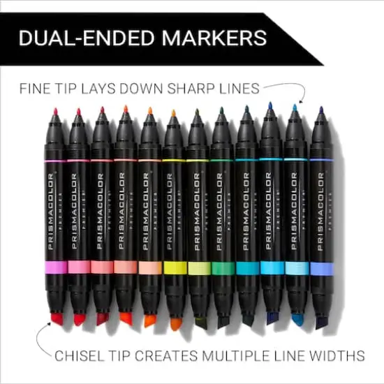 Prismacolor&reg; Premier&reg; Hyper Brights Dual-Ended Art Markers, 12ct. {4}