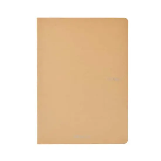 Fabriano&reg; EcoQua Original A5 Graph Staple-Bound Notebook Beige {1}