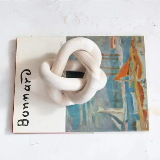 Hello Honey&reg; 5.75" Rustic Pine Wood Chain Link D&eacute;cor {4}