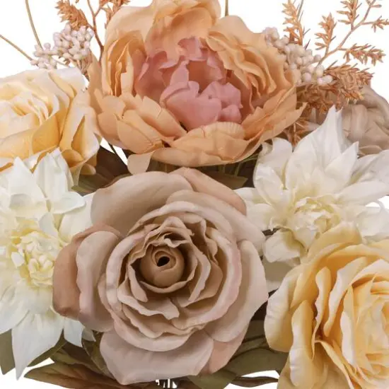 17" Beige Rose & Dahlia Mixed Bush by Ashland&reg; {3}