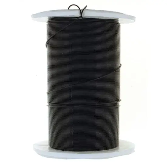 The Beadsmith&reg; Wire&trade; Elements 28 Gauge Tarnish-Resistant Wire Black {6}