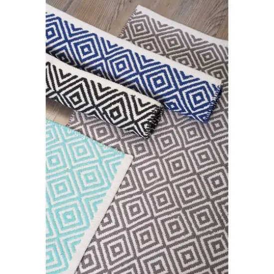 DII&reg; Aqua Diamond Rug, 2ft. x 3ft. {7}