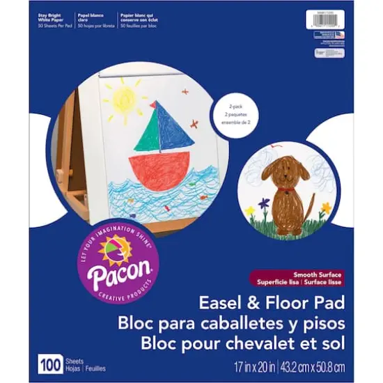 Pacon&reg; Easel & Floor Pad, 2ct. {1}
