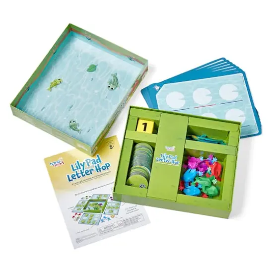 hand2mind Leapin' Lily Pads Letter Hop CVC Game Set {4}