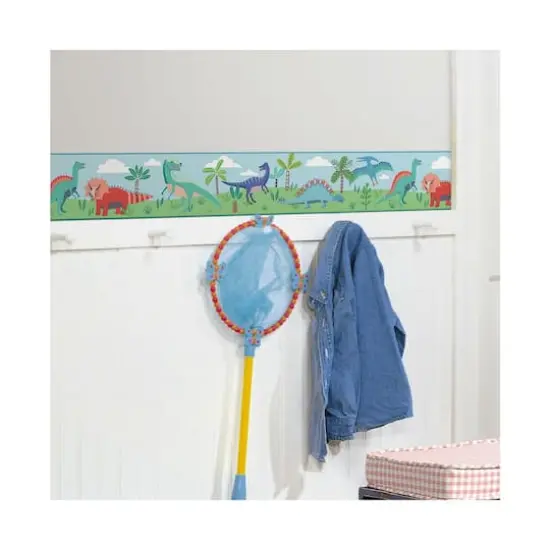 RoomMates Dinosaur Parade Peel & Stick Wallpaper Border {3}