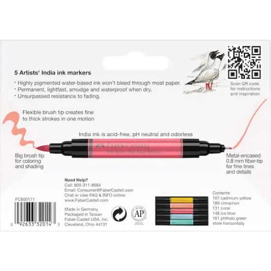 Faber-Castell&reg; Pitt Artist Pen&reg; Dual Markers Pastel Tones {5}