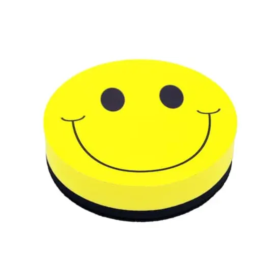 Ashley Productions Smile Face Magnetic Whiteboard Eraser, 6ct. {3}