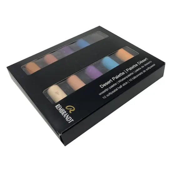 Rembrandt 10 Color Half Stick Soft Pastel Set Desert Tones {4}