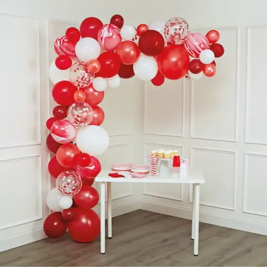 10ft. Red Garland Balloon Kit by Celebrate It&trade; {4}