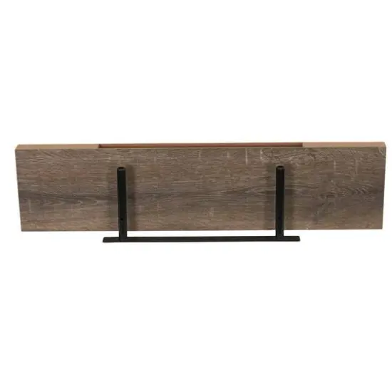 Household Essentials Floating Wall Shelf Brown {4}