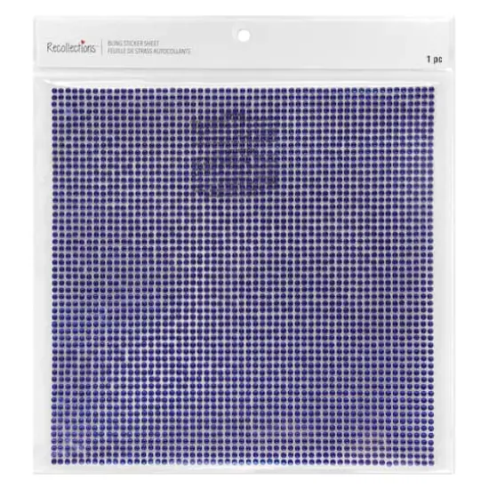 Bling Sticker Sheet by Recollections&trade; Blue {5}