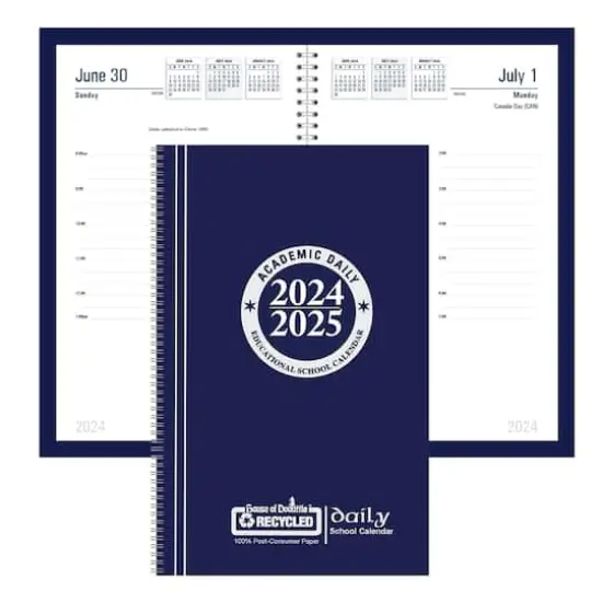 House of Doolittle&reg; Blue Recycled Daily Educational Planner {1}