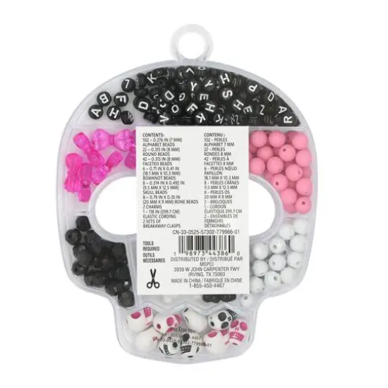 Pink Skull Bead Kit by Creatology&trade; {5}