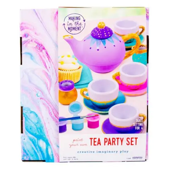 Making in the Moment&reg; Paint Your Own Ceramic Tea Party Set {3}