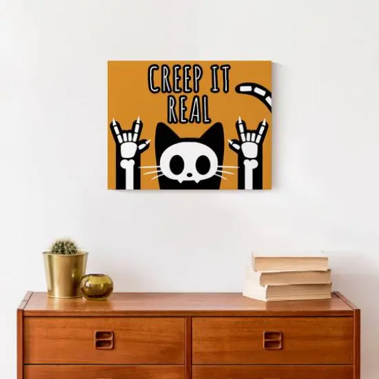 Creep it Real Canvas Wall Art {5}