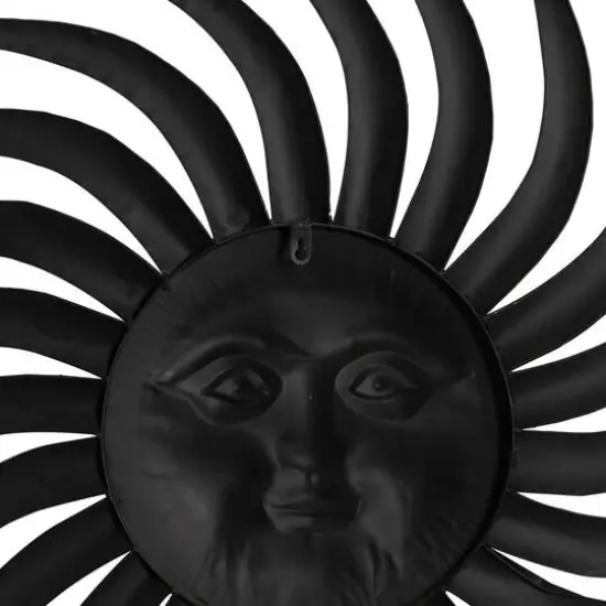 Brown Sun Metal Rustic Wall Decor {6}