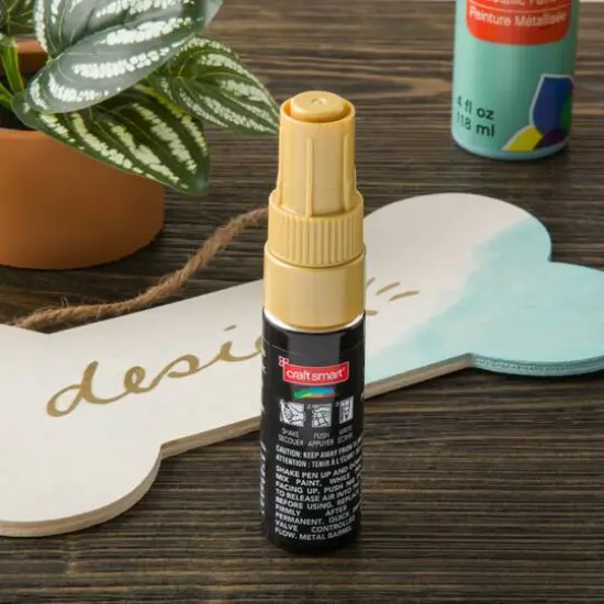 Premium Jumbo Paint Pen by Craft Smart&reg; Gold {7}