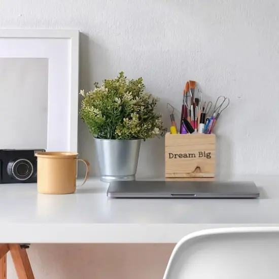 Dream Big Rotating Desk Organizer {3}