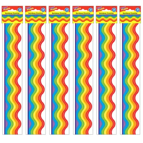 Trend Enterprises&reg; Terrific Trimmers&reg; Rainbow Promise Borders, 234ft. {1}