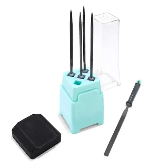 ImpressArt&reg; Needle File Set with File Block {3}