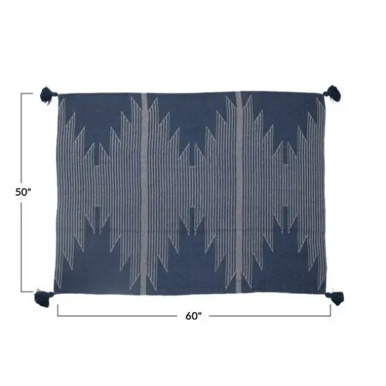 Hello Honey® Southwest-Inspired Decorative Woven Recycled Throw {3}