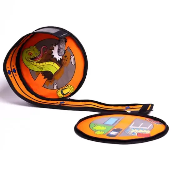 Tara Toy ZipBin Hot Wheels Wheelie Track Pack & Racetrack Mat {7}