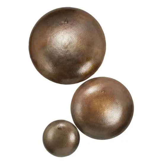 Bronze Metal Rustic Abstract Wall D&eacute;cor Set {3}