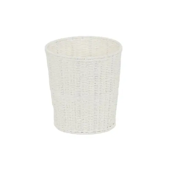 Household Essentials 11" Woven Paper Rope Waste Basket {1}