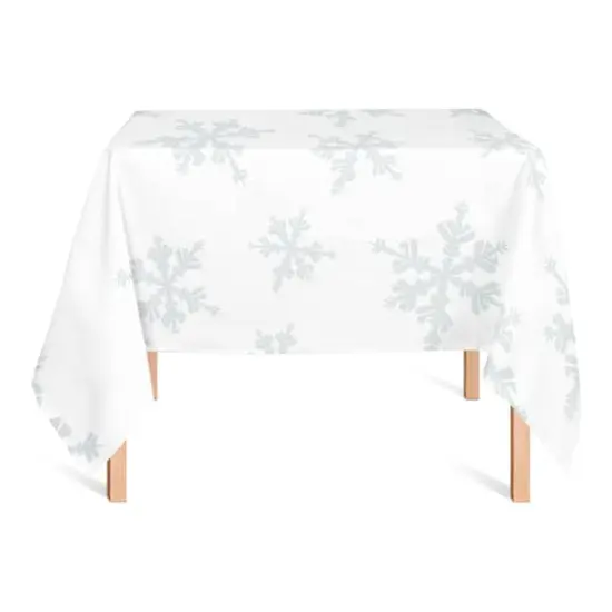 Snowflake Pattern 58" x 58" Tablecloth {3}