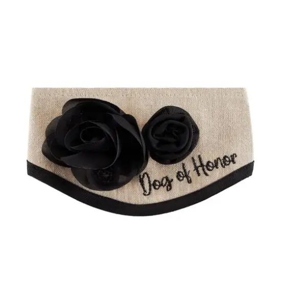Best Furry Friends Dog of Honor Floral Collar Rustic {1}