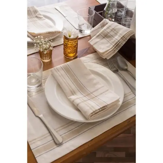 DII&reg; French Chambray Dinner Napkins, 6ct. White {6}