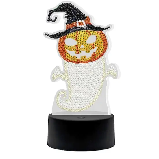Sparkly Selections Ghost Pumpkin Lamp Diamond Art Kit {3}