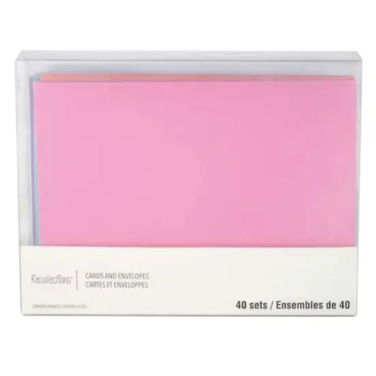 Shimmer Cards & Envelopes by Recollections&trade;, 5" x 7" {1}