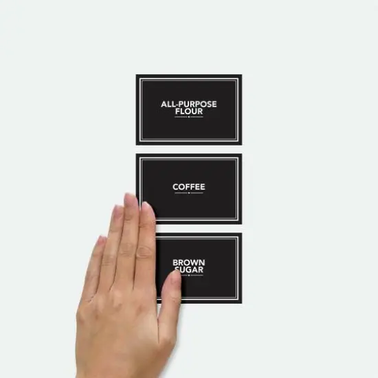 RoomMates Chalk Pantry Labels Peel & Stick Wall Decals {6}