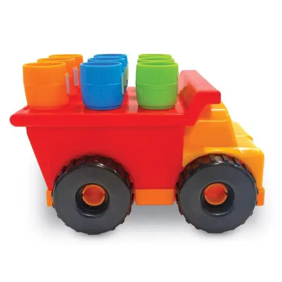 Learning Resources Tony the Peg Stacker Dump Truck {3}