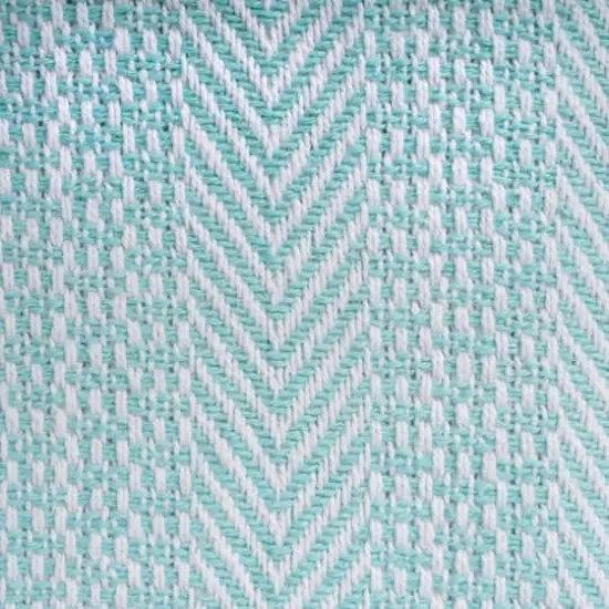 DII&reg; Aqua Herringbone Stripe Throw {6}