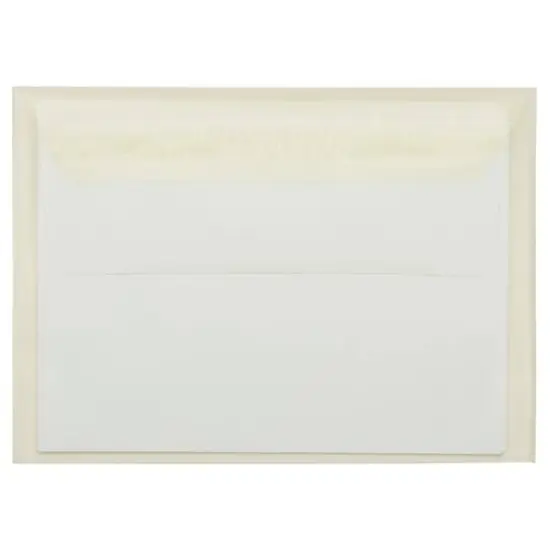 JAM Paper 4.62" x 6.43" Self Adhesive Closure Cello Sleeves, 100ct. Yellow {7}