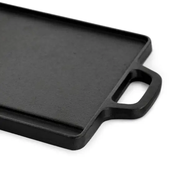 Oster Castaway Pre-Seasoned 18" x 9" Cast Iron Reversible Griddle {3}