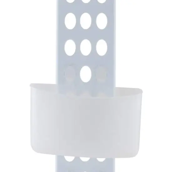 Bath Bliss White 3 Tier Adjustable Shelves Shower Caddy {8}