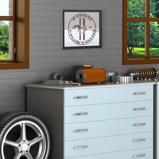 Ford Mustang Printed Accent Mirror {3}