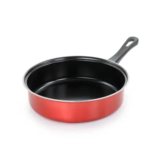 Gibson Everyday&reg; Cardinal 7-Piece Red Nonstick Steel Cookware Set {6}